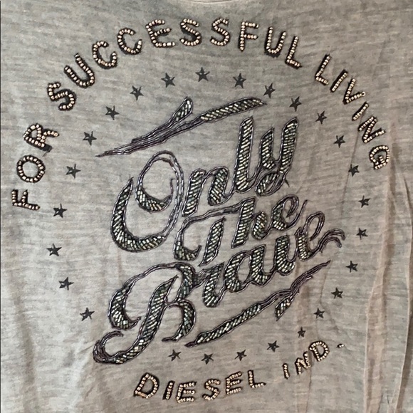 Diesel Embellished Long Sleeve - Picture 2 of 4
